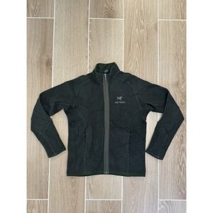 Vintage ARC'TERYX Diplomat Jacket Mens Medium Green Wool Full Zip Rare EUC